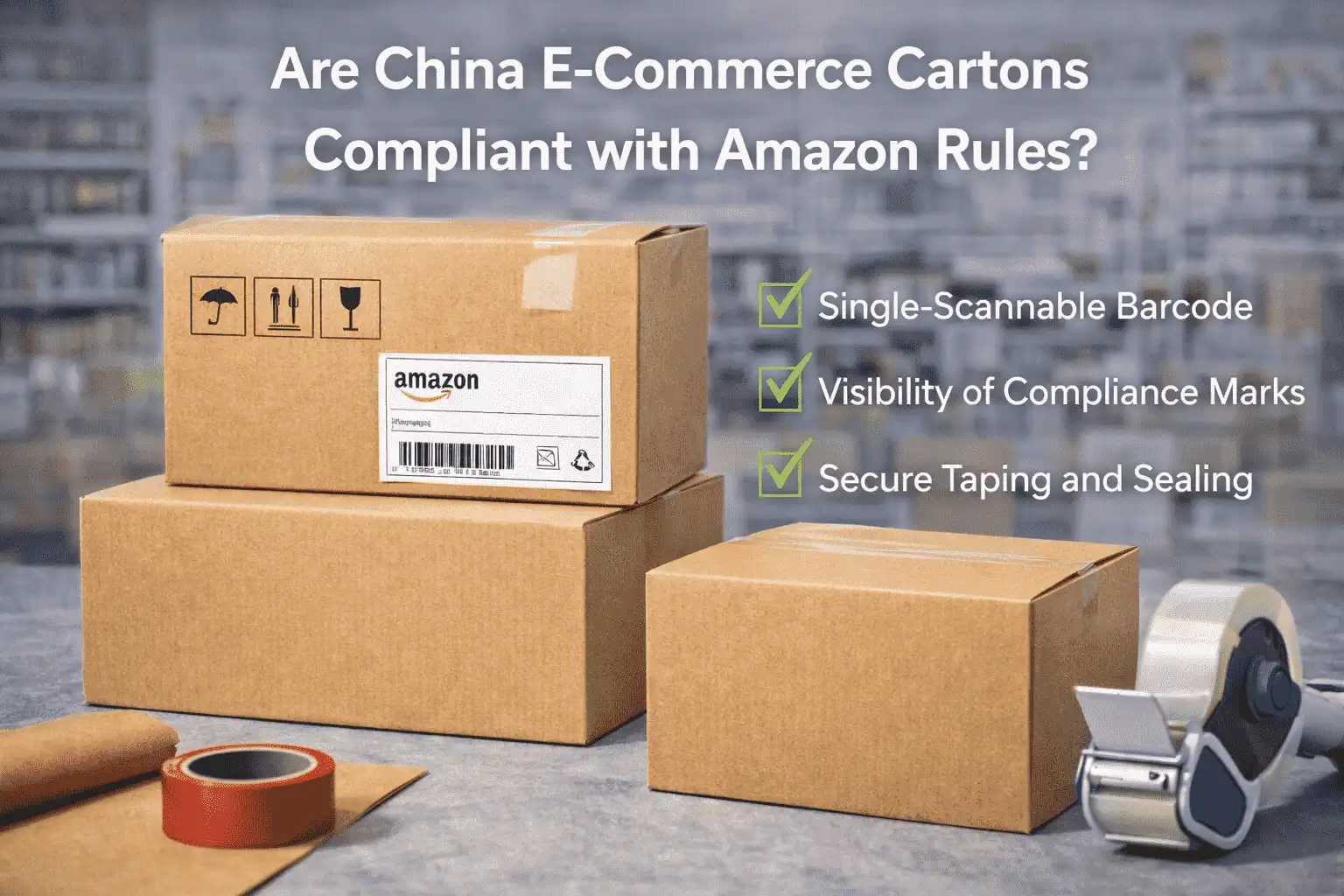 Are China E-Commerce Cartons Compliant with Amazon Rules?